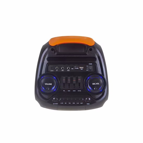 Doppio altoparlante per feste con luce di fuoco wireless Bluetooth Al10128f Tws da 10 pollici