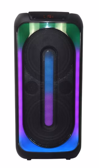 Sistema audio per altoparlanti per feste Sistema home theater DJ Altoparlante PA wireless portatile Altoparlanti Bluetooth con carrello doppio da 8 pollici